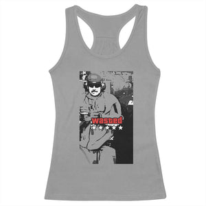 Wasted Maduro Meme Racerback Tank Top Dictators Downfall Political Satire GTA Style TS02 Sport Gray Print Your Wear