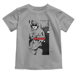 Wasted Maduro Meme Toddler T Shirt Dictators Downfall Political Satire GTA Style TS02 Sport Gray Print Your Wear