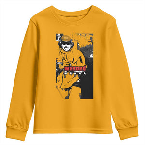 Wasted Maduro Meme Youth Sweatshirt Dictators Downfall Political Satire GTA Style TS02 Gold Print Your Wear