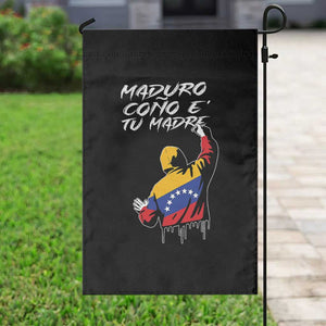 Maduro Cono e Tu Madre Garden Flag Venezuelan Protest Graffiti Graphic TS02 Print Your Wear