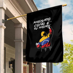 Maduro Cono e Tu Madre Garden Flag Venezuelan Protest Graffiti Graphic TS02 Print Your Wear