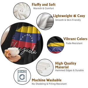 Venezuela Flag Pride Patriotic Throw Blanket for Venezuelan Roost TS02 Print Your Wear