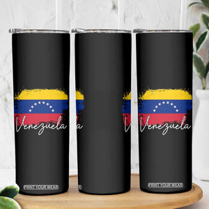 Venezuela Flag Pride Patriotic Skinny Tumbler for Venezuelan Roost TS02 Print Your Wear