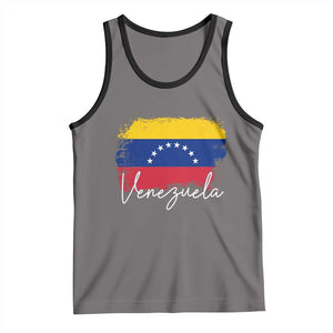 Venezuela Flag Pride Patriotic Tank Top for Venezuelan Roost TS02 Deep Heather Black Print Your Wear