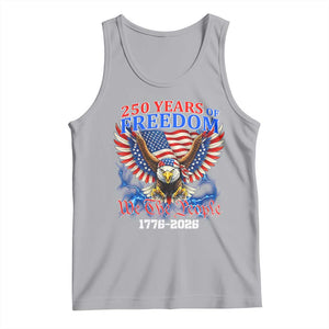 250 Years of Freedom 1776 2026 Patriotic Eagle Tank Top We The People USA Semiquincentennial TS02 Athletic Heather Print Your Wear