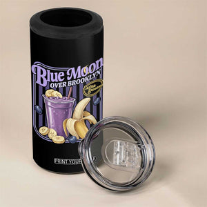 Blue Moon Over Brooklyn Banana Smoothie Aesthetic 4 in 1 Can Cooler Tumbler Extra Banana Hockey Romance Retro Style TS02 Print Your Wear