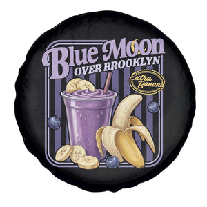 Blue Moon Over Brooklyn Banana Smoothie Aesthetic Spare Tire Cover Extra Banana Hockey Romance Retro Style TS02 Print Your Wear