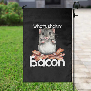 What is Shakin Bacon Funny Mouse Garden Flag Pun Animal Humor TS02 Print Your Wear