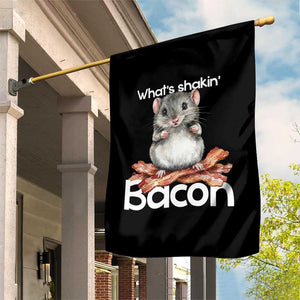 What is Shakin Bacon Funny Mouse Garden Flag Pun Animal Humor TS02 Print Your Wear