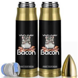 What is Shakin Bacon Funny Mouse Bullet Tumbler Pun Animal Humor TS02 Black Print Your Wear