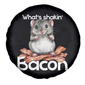 What is Shakin Bacon Funny Mouse Spare Tire Cover Pun Animal Humor TS02 Print Your Wear