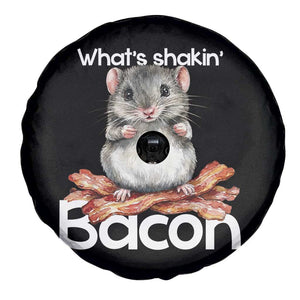 What is Shakin Bacon Funny Mouse Spare Tire Cover Pun Animal Humor TS02 Print Your Wear