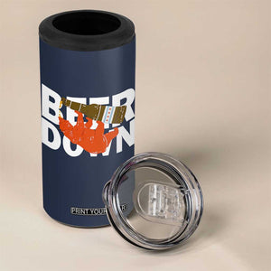 Funny Drinking Bear Beer Down 4 in 1 Can Cooler Tumbler Tailgate Gift for Football Fans TS02 Print Your Wear