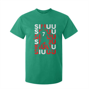 Siuuuu Celebration Number 7 Seven Soccer Fans T Shirt For Kid TS02 Irish Green Print Your Wear