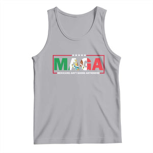 Mexicans Ain't Going Anywhere Tank Top Mexico Flag TS02 Athletic Heather Print Your Wear
