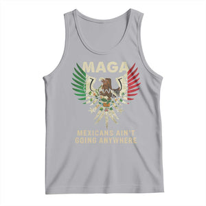 Mexicans Ain't Going Anywhere Tank Top Eagle Mexico Flag Retro Vintage TS02 Athletic Heather Print Your Wear