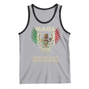 Mexicans Ain't Going Anywhere Tank Top Eagle Mexico Flag Retro Vintage TS02 Athletic Heather Black Print Your Wear