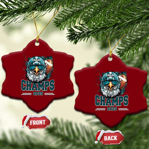 Celebrated Eagles Ceramic Ornament Championship 2025 Retro TS02 Print Your Wear