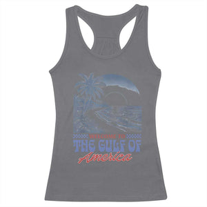 Welcome To America's Gulf Racerback Tank Top Retro Vintage Beach TS02 Charcoal Print Your Wear