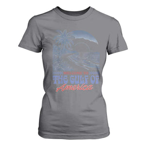 Welcome To America's Gulf T Shirt For Women Retro Vintage Beach TS02 Charcoal Print Your Wear