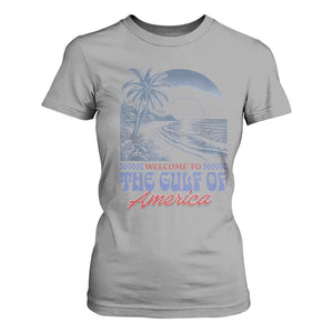 Welcome To America's Gulf T Shirt For Women Retro Vintage Beach TS02 Sport Gray Print Your Wear