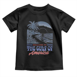 Welcome To America's Gulf Toddler T Shirt Retro Vintage Beach TS02 Black Print Your Wear