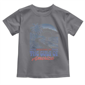 Welcome To America's Gulf Toddler T Shirt Retro Vintage Beach TS02 Charcoal Print Your Wear