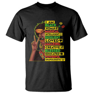 I Am Black Man T Shirt Afro African American Pride Black History Month TS02 Black Print Your Wear