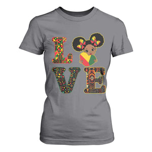 I Am Black Child T Shirt For Women LOVE Black History Month Strong African American Pride TS02 Charcoal Print Your Wear
