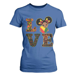 I Am Black Child T Shirt For Women LOVE Black History Month Strong African American Pride TS02 Royal Blue Print Your Wear