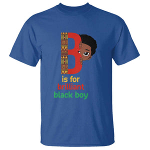 Black History Month Boy T Shirt B Is For Brilliant HBCU Education TS02 Royal Blue Print Your Wear
