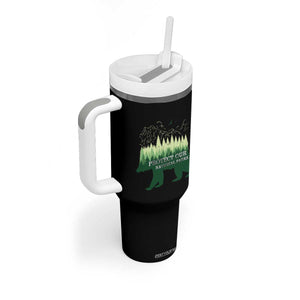 Protect Our Parks National Park Tumbler With Handle Bear Hiking Nature TS02 Print Your Wear