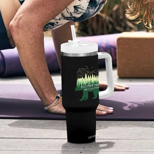 Protect Our Parks National Park Tumbler With Handle Bear Hiking Nature TS02 Print Your Wear