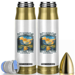 Yellowstone National Park Bullet Tumbler Worlds First NP Retro Vintage Graphic TS02 White Print Your Wear