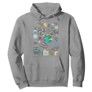 Save The Planet Hoodie Earth Day Protect Nature Environmental Recycling TS02 Sport Gray Print Your Wear