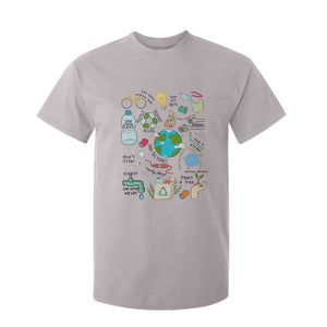 Save The Planet T Shirt For Kid Earth Day Protect Nature Environmental Recycling TS02 Ice Gray Print Your Wear