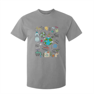 Save The Planet T Shirt For Kid Earth Day Protect Nature Environmental Recycling TS02 Sport Gray Print Your Wear