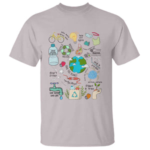 Save The Planet T Shirt Earth Day Protect Nature Environmental Recycling TS02 Ice Gray Print Your Wear
