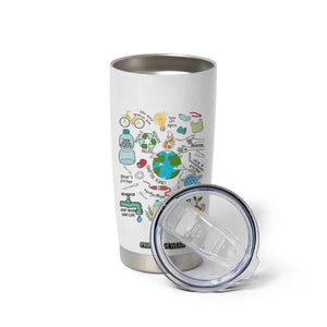 Save The Planet Tumbler Cup Earth Day Protect Nature Environmental Recycling TS02 Print Your Wear