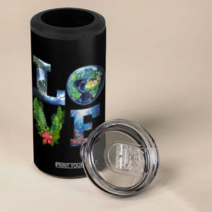 Earth Day LOVE 4 in 1 Can Cooler Tumbler Planet Anniversary Everyday TS02 Print Your Wear