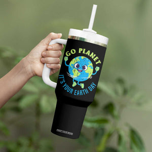 Go Planet It's Your Earth Day Tumbler With Handle TS02 Print Your Wear