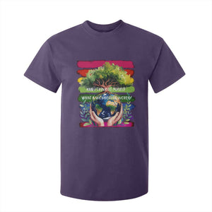 Earth Day T Shirt For Kid And I Think To Myself What A Wonderful World Rainbow TS02 Purple Print Your Wear