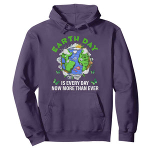 Earth Day Is Every Day Hoodie Now More Than Ever TS02 Purple Print Your Wear