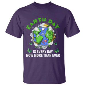 Earth Day Is Every Day T Shirt Now More Than Ever TS02 Purple Print Your Wear