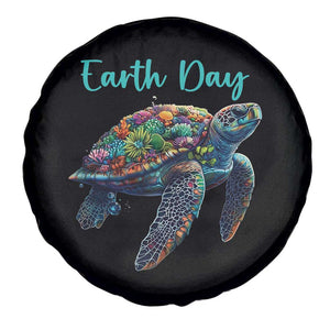 Sea Turtle Earth Day Spare Tire Cover Save The Earth TS02 Print Your Wear