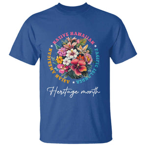 AAPI Heritage Month T Shirt Asian American Native Hawaiian Pacific Islander Vintage TS02 Royal Blue Print Your Wear