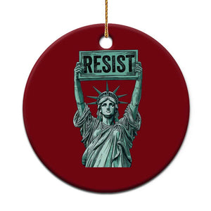 Statue of Liberty Resist Ceramic Ornament Retro TS02 1pc Red Print Your Wear