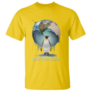 Earth Day T Shirt Animal Wildlife Conservation Penguin Save Our Home Earth Day TS02 Daisy Printyourwear