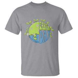 Earth Day T Shirt Earth Day Raise Environmental Crisis Awareness Go Planet TS02 Sport Gray Printyourwear