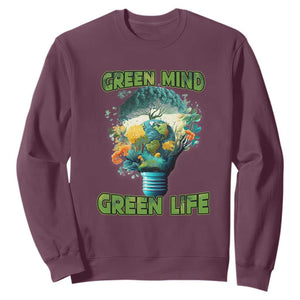 Earth Day Sweatshirt Earth Day Environmental Crisis Go Planet Go Green Earth TS02 Maroon Printyourwear